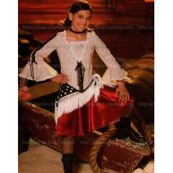 Patron de pirate (jeune fille)