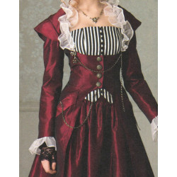 Patron de robe fantaisie / gothique / steam punk (7532)