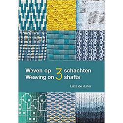 Livre "weaving on 3 shafts" de Erica de Ruiter