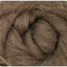 24 microns brown Merino top