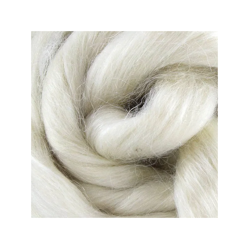 Mohair en ruban peigné