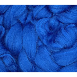 Soie tussah de couleur en ruban peigné