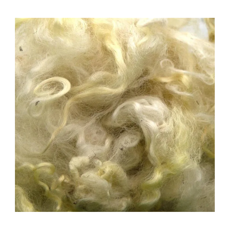 Wensleydale scoured fleece