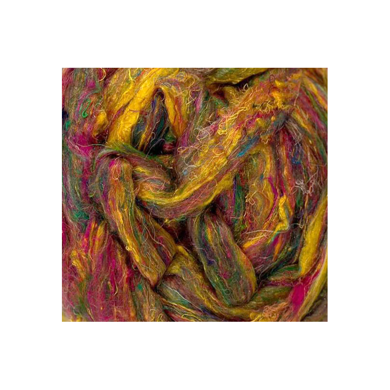 Recycled sari silk