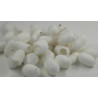 Silk cocoons cut